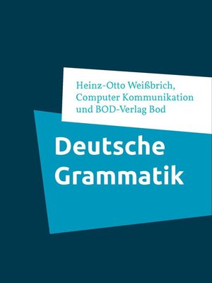 cover image of Deutsche Grammatik